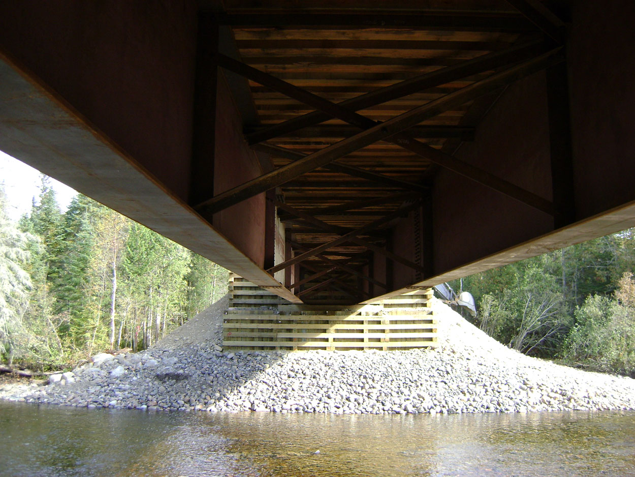 bridge construction with weathering steel girders in Ontario - Rapid-Span