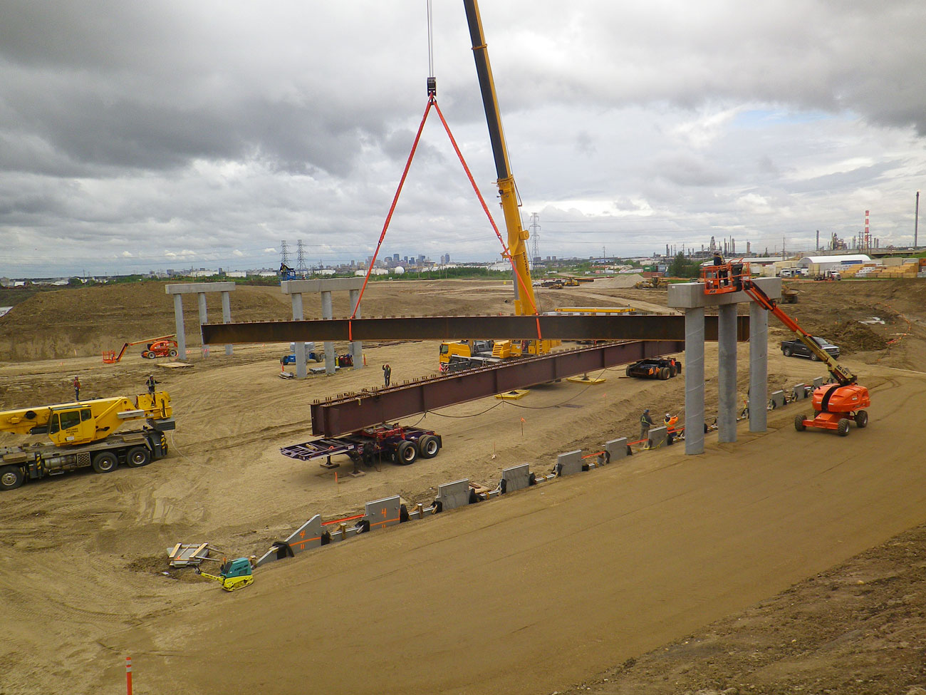 Industrial bridge design-build project in Edmonton