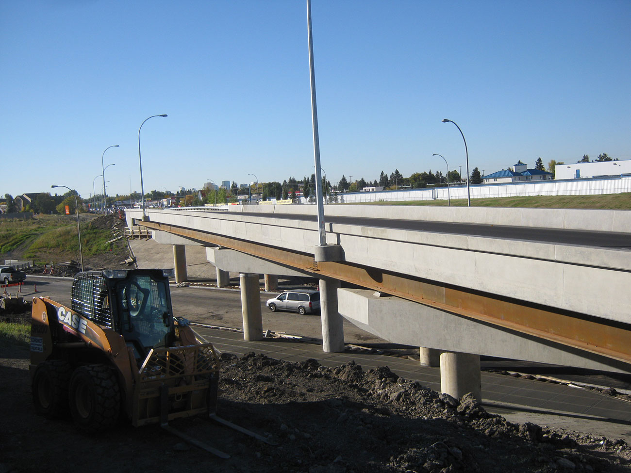 Municipal bridge construction Edmonton